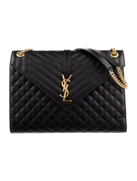 saint laurent envelope triquilt